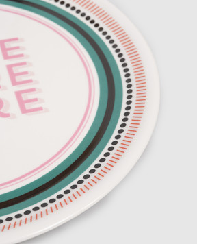 Bitossi Home Белая фарфоровая тарелка для пиццы More More More GST00002