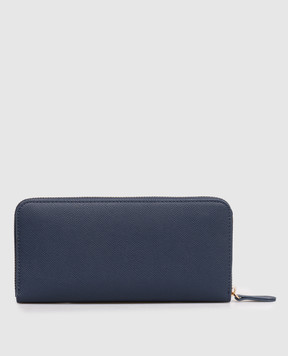 Twinset Синій гаманець з металевим логотипом 261TH7011