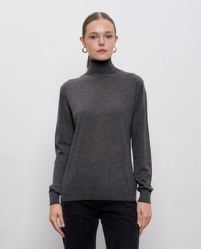 Allude Сірий гольф з кашеміру 25579101