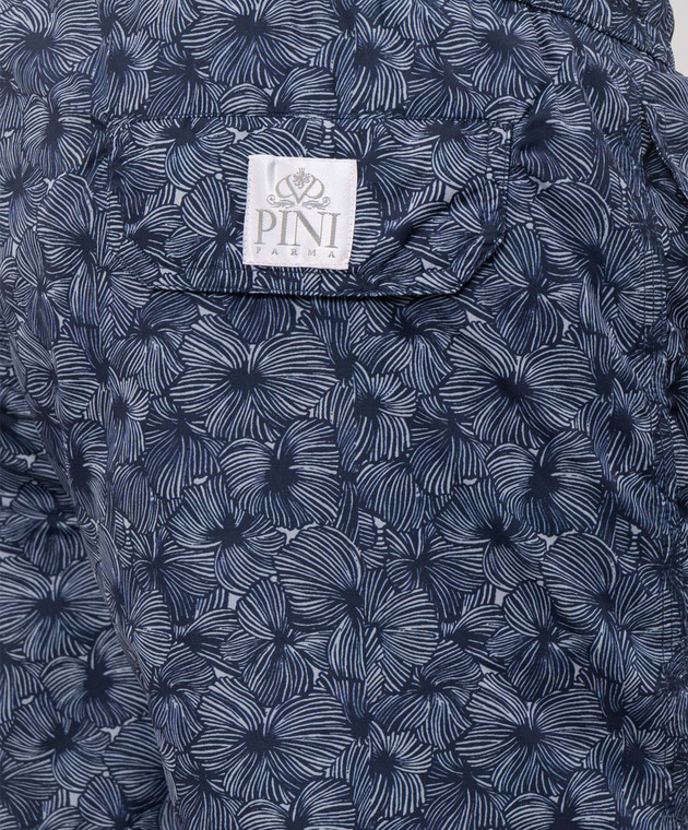 Pini Parma Сині шорти для плавання в принт 6059471 зображення 4