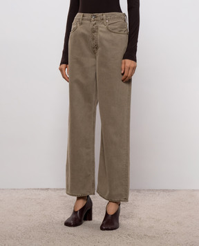 AGOLDE Коричневые джинсы Low Slung Baggy A90791968