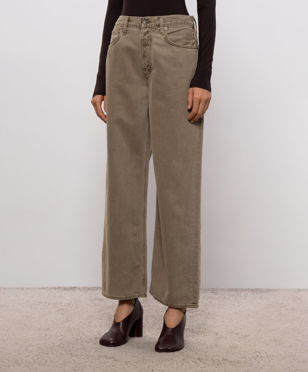 AGOLDE Коричневые джинсы Low Slung Baggy A90791968 изображение 3