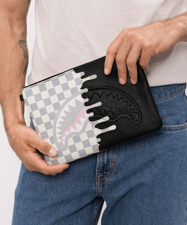 Sprayground Детская черная сумка-клатч Shadow Drip Crossover 910B8919NSZ изображение 2