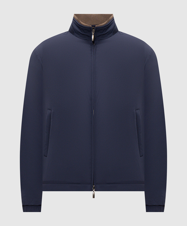 Doriani Cashmere Синяя куртка A428COLMST326T