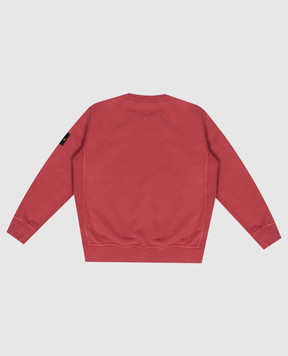 Stone Island Детский бордовый свитшот с патчем логотипа L2S166100001S0A2024