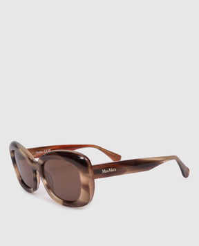 Max Mara Коричневые солнцезащитные очки UNNO MXOUNNO