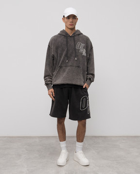 Off-White Сіре худі з логотипом 44MBB085F5F00K