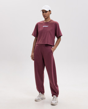 Off-White Рожева футболка Romage 2FA00431T