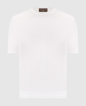 Doriani Cashmere Біла футболка з шовком 18381B299