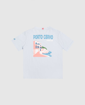 MC2 SAINT BARTH Дитяча блакитна футболка Portlend PRL000102310L