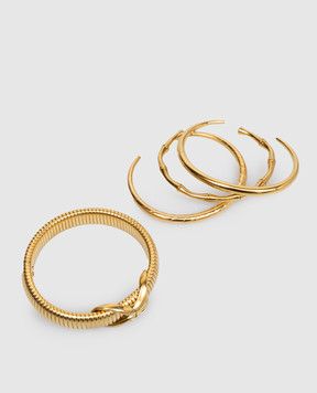 Twinset Золотистий багатошаровий браслет 261TO5460