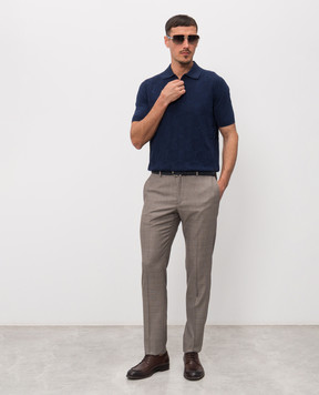 Stefano Ricci Коричневі штани з вовни M1T610002AW0017U