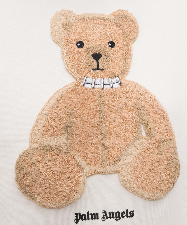 Palm Angels худи Bear цвета айвори PWBB069S26FLE008 изображение 5