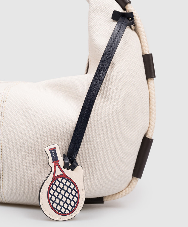 Bally Синий кожаный брелок для сумки Airbag MLO053VT852 изображение 2