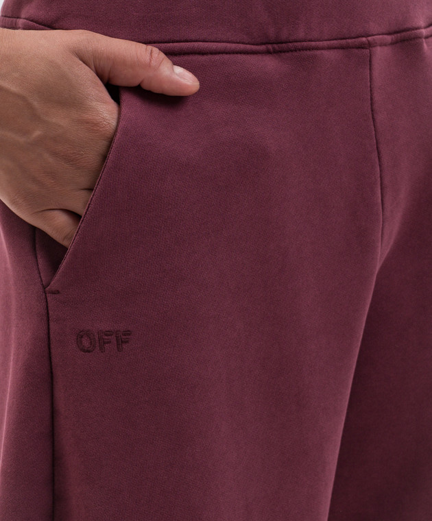 Off-White Рожеві джогери 2FH00618B зображення 5