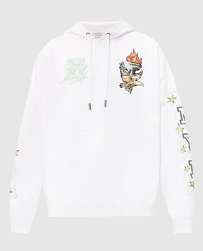 Off-White Белые худи New York Liberty 44MBB085Z26F005