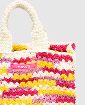 Versace Дитяча в'язана сумка з нашивкою логотипа 10232311A17239