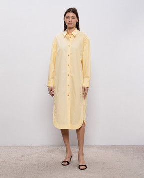 Khaite Желтое платье-рубашка Gloria 5580195