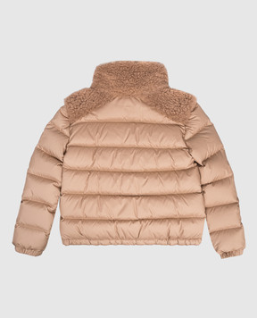 Moncler ENFANT Детский коричневый пуховик Vard с логотипом K29541A0009054AQE810