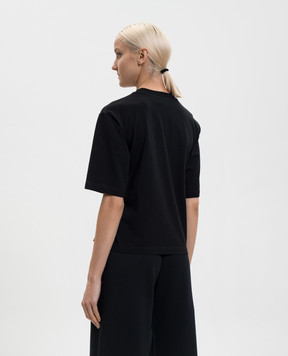 Off-White Черная футболка с логотипом 2AA124S26JER006