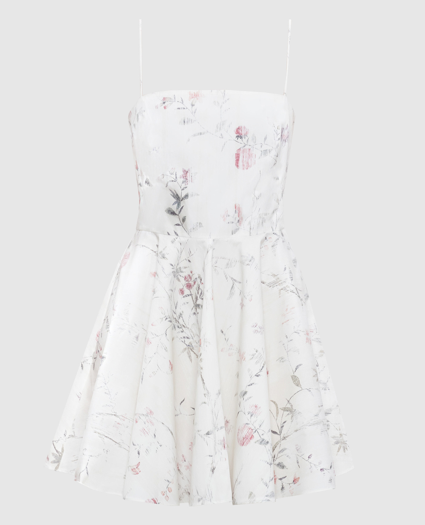 

Белое платье в цветочный принт, Белый, Повседневные платья