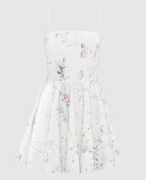 Givenchy Біла сукня в квітковий принт BW22VR16RD