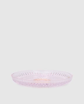 Treesseci Рожева кришталева підставка для дозатора та склянки Elegance EL66AROGD