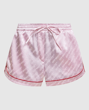 Off-White Розовые шорты Jacq Off 2CB05IS26FAB001