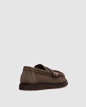JW Anderson Коричневі замшеві лофери MO0004LA0415