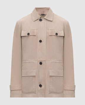 Mackage Бежевая куртка замшевая DANNY-SU DANNYSU