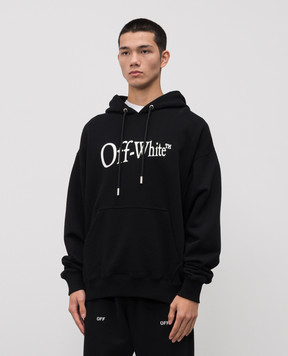 Off-White Черные худи с логотипом 44MBB085F5F00J