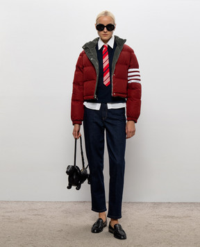 Thom Browne Вельветовая двухсторонняя пуховая куртка LOBSTER FBD077EE1645