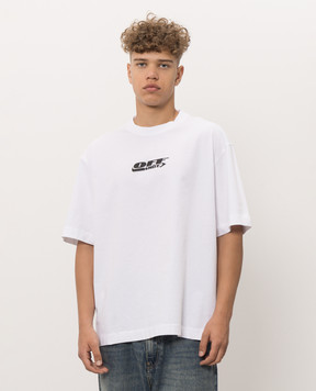 Off-White Белая футболка с принтом логотипа ADV 44MAA120F26J00C