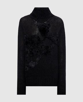 Ann Demeulemeester Черный свитер Fransina с шерстью альпаки B0014337KN092