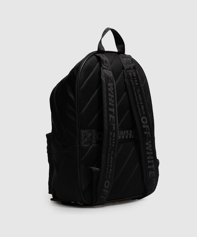 Off-White Чорний рюкзак з принтом OWMNB02F26FB01 зображення 3