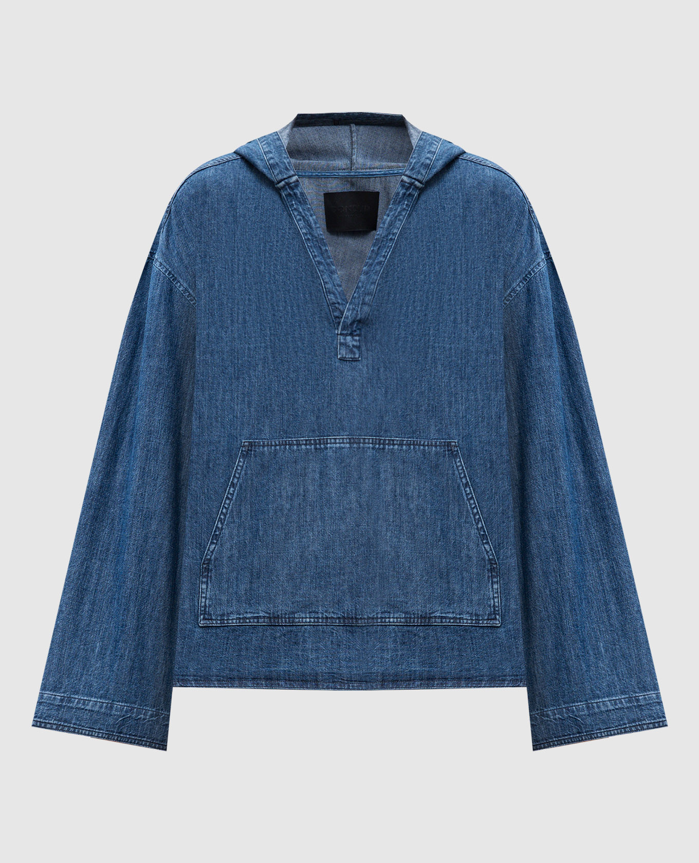 Синие джинсовые худи