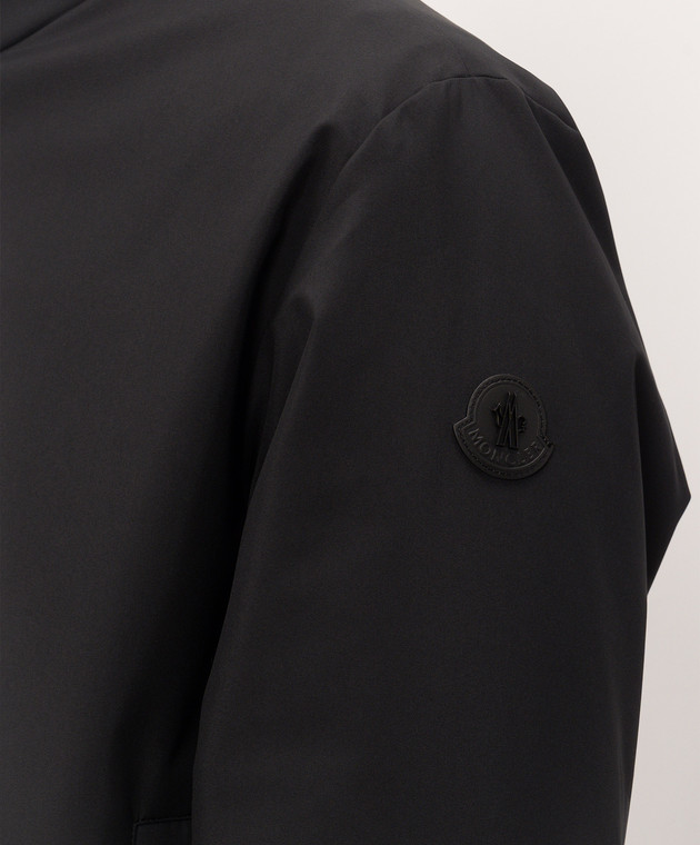 Moncler Черная пуховая куртка Luserna L20911A00115597IF изображение 5