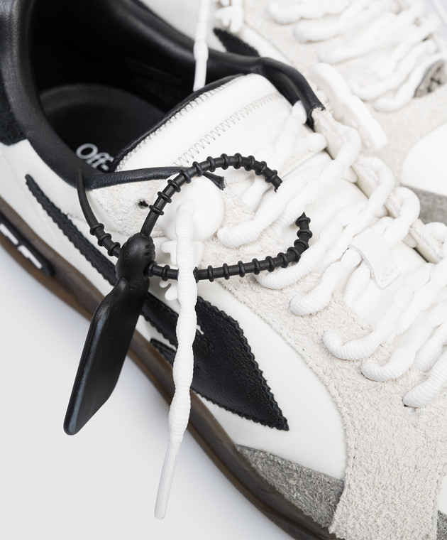 Off-White Білі комбіновані кросівки End Of Play OMIA2ALS26FAB002 зображення 5