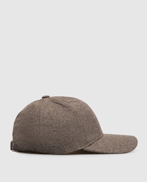 Woolrich Коричнева кепка з вовною з вишивкою логотипа CFWOAC0290MRUT3190