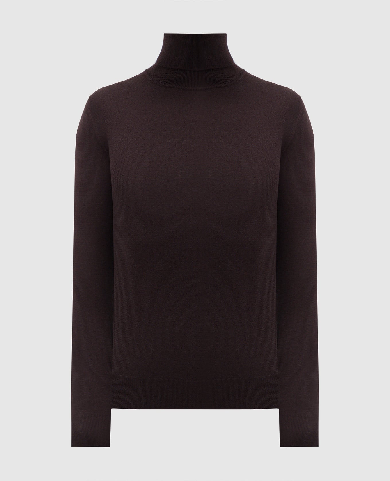 Коричневый гольф из кашемира