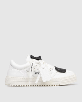 Off-White Белые кожаные кроссовки 3.0 Off Court с нашивками OWIA28EC99LEA001
