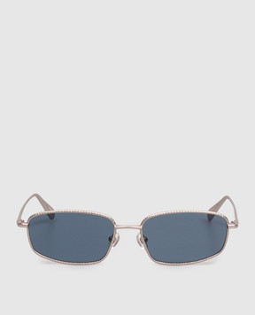 Jacquemus Серебряные солнцезащитные очки JAC222C1SUN