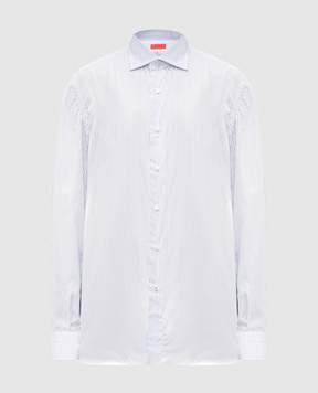 ISAIA Белая рубашка в полоску IM10TCKM442