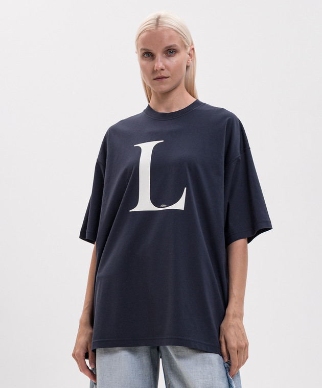 Vetements Синя футболка MH27TR182N зображення 3