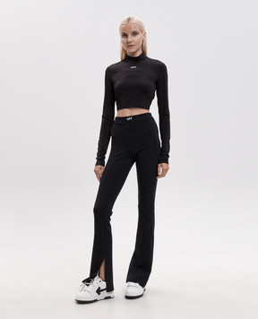 Off-White Чорний топ 2FB00628T