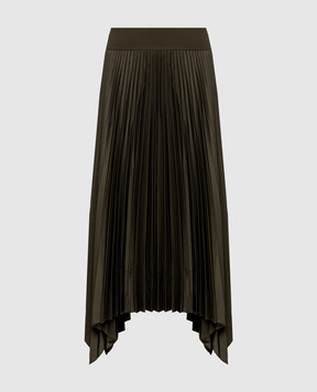 JOSEPH Юбка миди Ade цвета хаки асимметричного кроя JF009604