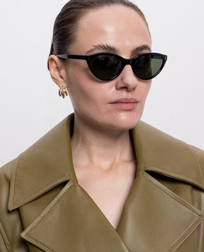Toteme Чорні сонцезахисні окуляри Cateye 263WAE0010EC0001