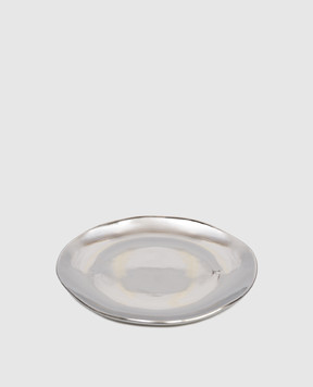 Bitossi Home Срібляста порцелянова тарілка для хліба FTB00902