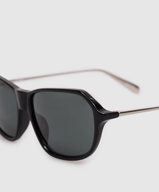 Jacquemus Чорні сонцезахисні окуляри JAC212C1SUN зображення 4