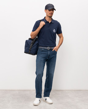 Trussardi Сині джинси з ефектом потертості P403H304867NMJ380D41